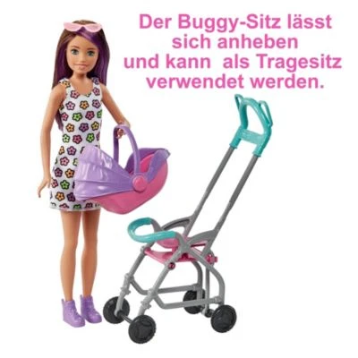 Barbie Skipper Babysitters Inc.“-Puppe Und Kinderwagen-Spielset, Für Kinder Ab 3 Jahren 4 Barbie Skipper Babysitters Inc.“-Puppe Und Kinderwagen-Spielset, Für Kinder Ab 3 Jahren – Bild 4