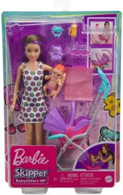 Barbie Skipper Babysitters Inc.“-Puppe Und Kinderwagen-Spielset, Für Kinder Ab 3 Jahren 6 Barbie Skipper Babysitters Inc.“-Puppe Und Kinderwagen-Spielset, Für Kinder Ab 3 Jahren – Bild 6