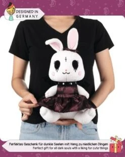 Corimori® Alice Das Gothic-Häschen 26cm Stofftier Plüschtier 9 Corimori® Alice Das Gothic-Häschen 26cm Stofftier Plüschtier -Spielwaren-Discounter 29117806 04