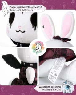 Corimori® Alice Das Gothic-Häschen 26cm Stofftier Plüschtier 10 Corimori® Alice Das Gothic-Häschen 26cm Stofftier Plüschtier -Spielwaren-Discounter 29117806 05