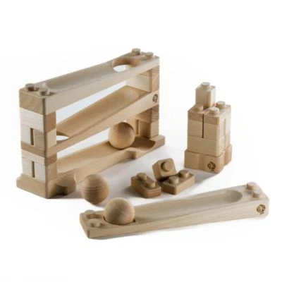 Baumkinder Kugelbahn Holz Ab 1 Jahr Und Stapelturm In Einem Holzspielzeug Vereint - Mini ( 32 Teile) 3 Baumkinder Kugelbahn Holz Ab 1 Jahr Und Stapelturm In Einem Holzspielzeug Vereint - Mini ( 32 Teile) – Bild 3