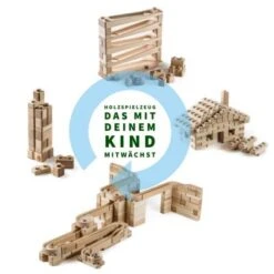 Baumkinder Kugelbahn Holz Ab 1 Jahr Und Stapelturm In Einem Holzspielzeug Vereint - Mini ( 32 Teile) 9 Baumkinder Kugelbahn Holz Ab 1 Jahr Und Stapelturm In Einem Holzspielzeug Vereint - Mini ( 32 Teile) -Spielwaren-Discounter 29465009 05